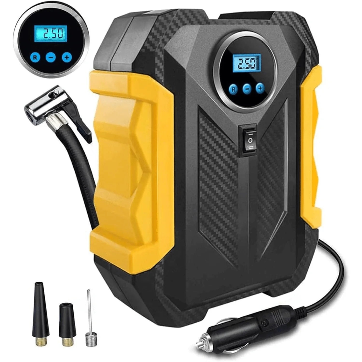 Portable Digital Air Pump Compressor with LED Display
