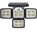 4 Head Outdoor Solar Light with Motion Sensor