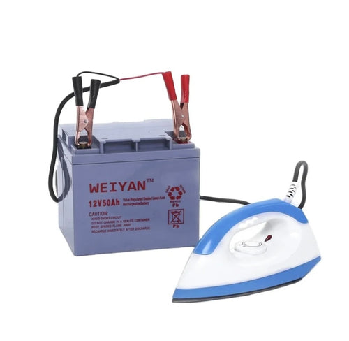 12V DC Solar Battery Electric Steam Iron